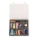 HEEPDD Bias Tape Makers, 6mm 9mm 12mm 18mm 25mm Fabric Sewing Quilting Bias Binding Makers with Snap On Binder Foot Quilt Awl Clips Bead Needles