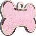 BWM Customised Fashion Pet ID Tags Dog Tags | Dog Tag for Pets Laser Engraved & Personalised | ID Tags for Dogs & Cats | Durable Strong & Deeply Engraved - Sparkly Pink Bone Small Small Pink - Buy Online on GoSupps.com
