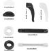 16 Pairs Anti-Slip Silicone Nose Pads for Glasses | Soft Ear Hooks & Pads for Sports Sunglasses & Reading Glasses - Black & Transparent - Buy Online on GoSupps.com