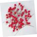 HOMSFOU 600 Pcs Artificial Berries Holly Berries Branch Artificial Red Berry Stem Artificial Holly Berries Round Ball Christmas Decor Christmas Tree Decorations Wreath Foam Cherry - Buy Online on GoSupps.com