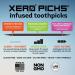 Xero Picks Tea Tree Infused Toothpicks for Fresh Breath & Dry Mouth - 60 Picks, Mint Flavor - 3 Pack - Buy Online on GoSupps.com