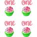 CZolden Watermelon Cake Toppers Kits One in a Melon Cupcake Topper Baby Shower 1st Birthday Supplies Watermelon Birthday Party Supplies - Buy Online on GoSupps.com