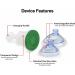 2 Set Choking Rescue Device with CPR Masks | Portable First Aid Kit for Adults & Kids | Suction Device for Fast Relief - Buy Online on GoSupps.com