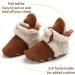 EDOTON Unisex Newborn Winter Boots - Warm Stripe Non-Slip Bootie Sock 12-18 Months (Coffee) - Buy Online on GoSupps.com