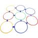 Hopscotch Hoop Plastic Material Hand Foot Coordination 10PCS Sensory Training Hoops Balance Exercise Free Combination for Daily Entertainment L 24x15mm - Buy Online on GoSupps.com