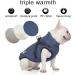 Luowan Waterproof Dog Coat for French Bulldogs - Warm Vest & Dog Jacket for Small Dogs | Available in Various Sizes (S Blue) - Buy Online on GoSupps.com