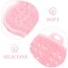 SOLUSTRE Silicone Body Scrubbing Pad | Shower Brush for Body & Face | Non-Scratch Kitchen Scrubber | Multipurpose Cleaning Tool - Buy Online on GoSupps.com