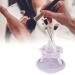 Buy Purple Silicone Makeup Brush Cleaning Box - Soft & Efficient Nail Art Brush Washer with Drying Rack - Buy Online on GoSupps.com