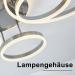 Buy LED Dimmable Ceiling Lamp | 85W Round Spotlight Chandelier for Living Room Bedroom & Office - Stylish Aluminum Design - Buy Online on GoSupps.com