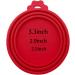Muluo 5 PC Food Can Lids + 3 Pet Can Covers + 2 Spoons Set - Fits Standard Size Dog and Cat Cans - Orange, Blue, Red - Buy Online on GoSupps.com