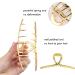Large Metal Gold Claw Clips for Thick Hair - 3 Pcs, 3 Colors - Women's Hair Accessories - Buy Online on GoSupps.com