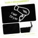 FOYTOKI 10 Pcs Storage Bag Cotton Hair Dryer Bag Hair Dryer Bags Storage Organizer Flocking Cloth Black - Buy Online on GoSupps.com