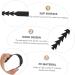 Coheali Adjustable Mask Hook Set - 40 Slipproof Black Ear Hooks for Face Masks & Earrings Protection - Buy Online on GoSupps.com