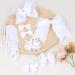 32PCS Oaoleer Hair Bows Set for Girls - Includes Grosgrain Ribbon White Bows, Cheer Bows, Clips, Curly Koker Bows, Tie, Barrettes, Headbands - Ideal for Little Girls - Buy Online on GoSupps.com