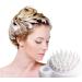 Silicone Shampoo Brush Hair Scalp Massager Wet & Dry Scalp Massage Brush Soft Silicone Comb For Men Women Kids And Pet 1PC - Buy Online on GoSupps.com