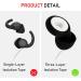 Noise Cancelling Ear Plugs - 3-Layer Reduction for Sleeping, Swimming, Studying - Black+White - Buy Online on GoSupps.com