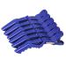Buy Snap Clips Crocodile Hair Clip Set - Alligator Sectioning Clamps (6 Pcs) in Blue | Best Hairdressing Styling Accessories Online - Buy Online on GoSupps.com