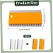 4 Pcs Kitchen Squeegee 2 in 1 Counter Squeegee and Brush with Hanging Hole Multi-Purpose Kitchen Cleaning Flat Mini Squeegee with Cleaning Brush for Countertops Sink Bathroom (White Orange) - Buy Online on GoSupps.com