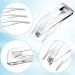 24 Silver Double Grip Hair Clips - Metal Snap Hair Barrettes | Salon Supplies - Buy Online on GoSupps.com