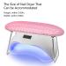 AORAEM Nail Arm Rest - Microfiber Leather Manicure Hand Pillow (Pink) - Buy Online on GoSupps.com