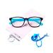 AetrvoHope Blue Light Blocking Glasses for Kids Children's Computer Glasses for Age 4-13 Unbreakable Frame Anti-Blue Ray Glasses With Case Anti UV400 & Eyestrain Black+blue