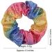 Large Hair Ties - 20pcs Shiny Metallic Rainbow Mermaid Elastic Hair Accessories for Women Girls & Kids - Buy Online on GoSupps.com