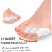 Hemoton 36 pcs Silicone Gel Toe Separators & Bunion Guards - Thumb Protectors, Toe Sleeves - Pinky Foot Adjuster - White Color - Skin-friendly - 6x2x0.6cm (3pcs) - Buy Online on GoSupps.com
