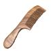 Comb Hair Care Hairdressing Comb Sandalwood Comb Fashion Ebony Comb with Handle Straight Hair Comb Portable Portable Men and Women Suitable for Brown Hair Brush Brass