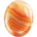 Artistone Red Carnelian Crystal Worry Stone - 2 inch Polished Chakra Thumb Stone for Anxiety Relief and Meditation Therapy - Buy Online on GoSupps.com