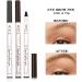 2PCS Eye Brow Pen Natural Makeup Fine Stroke Magic Eyebrow Pencil Waterproof 4 Tip Eyebrow Pencil Natural Fine Lines Eyebrow Pencil for Women and Gril (Black) - Buy Online on GoSupps.com