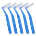 Braces L-shaped interdental brushes effective cleaning plaque removal braces for dental care blue 5 pieces