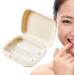 Buy Slim Storage Case for Orthodontic Braces & Dentures - 1/2 Pieces with Removal Tool | Transparent & Milky White - Buy Online on GoSupps.com