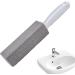 Pumice Stone for Toilet Cleaning | Pumice Scouring Stick | Toilet Bowl Clean Brush with Handle Powerfully Cleans Away Limescale Stain Hard Water Rings Calcium Buildup Iron Kshsaa - Buy Online on GoSupps.com
