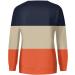 GJPRXCx Women Oversized Sweatshirt with Pocket Long Sleeve Casual Crewneck Sweatshirt Drop Shoulder Ribbed Cuff Hem Pullover Large 01_orange - Buy Online on GoSupps.com