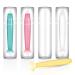 JB White 4X Contact Lens Remover Sucker for Hard Contact Lenses RGP and Ortho-k Lenses Set of 4 pcs Suckers Lens Tool Suction Holder (Only Suitable for Hard Contact Lenses) Multicolored