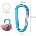 6PCS Black Aluminum Carabiner Clips with Keyring Hooks - Large D Ring Shape Carabiner Set - Buy Online on GoSupps.com