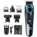 Electric Razor for Men 6 in 1 Rechargeable Waterproof IPX7 Electric Shaver Electric Shaver with Precision Trimmer Hair Clippers Rechargeable Wet & Dry Shaver with Easy Clean