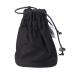 NOLITOY 1pc Burlap Bags Drawstring Blow Hair Dryer Diffuser Hair Dryer Shield Wind Cover Portable 13.2*10.3cm Black