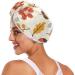 Super Absorbent Autumn Hair Towel 2 Pack - Quick Dry Turbans with Button Twisty Wrap for Women & Girls - Buy Online on GoSupps.com