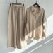 KEERADS Women's Linen Cotton Summer Outfit Set - Beige, 3X-Large - Buy Online on GoSupps.com