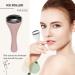 Hysotok Stainless Steel Ice Roller for Face & Eye - 2 Pcs Pink Face Massager for Puffiness, Migraine & Pain Relief - Mini Ice Roller for Dark Circles - Facial Cooling Tool - Buy Online on GoSupps.com