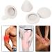 Muscle Massage Head Accessories Set - 4 Silicone Mini Massage Device Heads for Deep Tissue Relief - Light Gray - Buy Online on GoSupps.com