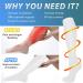 4 Pairs Copper Compression Socks for Women & Men Circulation 15-20 mmHg - Best Support for Nurses Running D-white Small-Medium - Buy Online on GoSupps.com