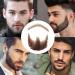 Halloween Moustache Beard Fake Mustache Face Beard for Adults Realistic Makeup Costume Lace Man Beards Brown - Buy Online on GoSupps.com