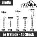 Paradox Fishing Triple Vertebrae Sets - 45 Piece Fishing Accessories (#20 to #10) for Optimal Angling - Buy Online on GoSupps.com