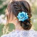 11 Pack Handmade Rose Flower Hair Pins - Bridal Party Decorative Accessories - Buy Online on GoSupps.com