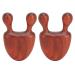 Rosewood-nose massage lucks made of wood reduces swelling and promotes blood circulation ergonomic design portable and compact 2 pieces