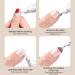 5 in 1 Electric Nail File USB Recharging Electric Nail Drill Adjustable Speed Cordless Manicure Machine Professional Portable Electric Manicure Pedicure Kit Beauty Care for Hands and Feet White - Buy Online on GoSupps.com