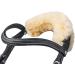 Buy SUNRIDE Swedish Bridle Oxford with Reins - Soft Genuine Leather & Fur Adjustable Anatomical Design (Full Black) for International Shipping - Buy Online on GoSupps.com