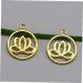 VILLCASE 200 Pcs Charms Lotus Flower Crafts Making Hat Base for Making Hats Flower Charms Lotus Charm Side Release Buckle Buddha Charms for Lotus Bracelet Charms Yoga Charms Pendant Jewelry - Buy Online on GoSupps.com
